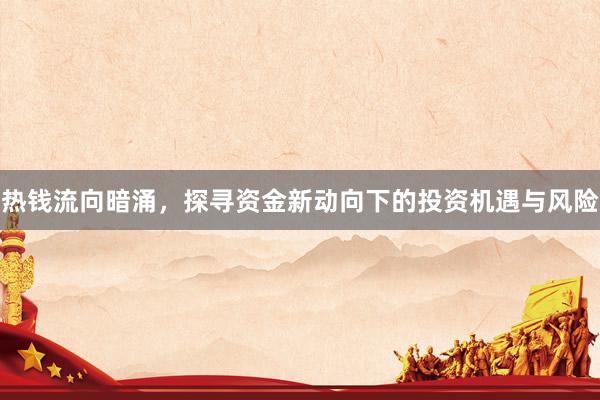 热钱流向暗涌，探寻资金新动向下的投资机遇与风险